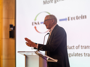 Tom Cech, Distinguished Professor of Biochemistry and HHMI Investigator at the University of  Colorado Boulder